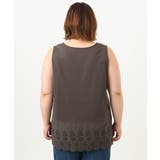 【大きいサイズ】裾レースタンクトップ | eur3 | 詳細画像9 