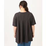 【大きいサイズ】バックフレアロゴTシャツ | eur3 | 詳細画像10