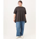 【大きいサイズ】バックフレアロゴTシャツ | eur3 | 詳細画像17