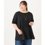 【大きいサイズ】シアーサテンヘムトップス | eur3 | 詳細画像18
