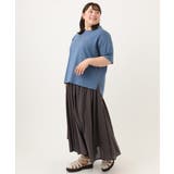 【大きいサイズ/UVカット/接触冷感】ドロップショルダーロゴTシャツ | eur3 | 詳細画像11