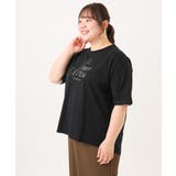 【大きいサイズ/UVカット/接触冷感】ドロップショルダーロゴTシャツ | eur3 | 詳細画像16