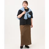 【大きいサイズ/UVカット/接触冷感】ドロップショルダーロゴTシャツ | eur3 | 詳細画像17