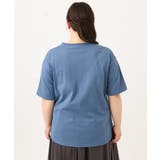【大きいサイズ/UVカット/接触冷感】ドロップショルダーロゴTシャツ | eur3 | 詳細画像4