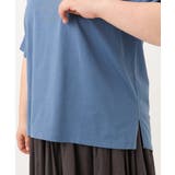 【大きいサイズ/UVカット/接触冷感】ドロップショルダーロゴTシャツ | eur3 | 詳細画像7