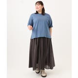 【大きいサイズ/UVカット/接触冷感】ドロップショルダーロゴTシャツ | eur3 | 詳細画像9
