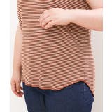 【大きいサイズ/a.v.v×eur3】ミジンコボーダータンクトップ | eur3 | 詳細画像17 