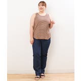 【大きいサイズ/a.v.v×eur3】ミジンコボーダータンクトップ | eur3 | 詳細画像19 