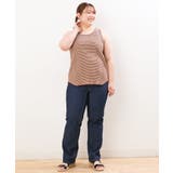 【大きいサイズ/a.v.v×eur3】ミジンコボーダータンクトップ | eur3 | 詳細画像20 