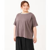 【大きいサイズ】ビジューネックTシャツ | eur3 | 詳細画像15 