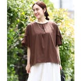 【大きいサイズ/a.v.v×eur3】シフォンケープカットソー | eur3 | 詳細画像12