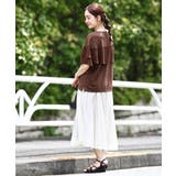 【大きいサイズ/a.v.v×eur3】シフォンケープカットソー | eur3 | 詳細画像13
