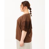 【大きいサイズ/a.v.v×eur3】シフォンケープカットソー | eur3 | 詳細画像17