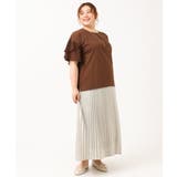 【大きいサイズ/a.v.v×eur3】シフォンケープカットソー | eur3 | 詳細画像24