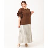 【大きいサイズ/a.v.v×eur3】シフォンケープカットソー | eur3 | 詳細画像25