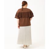 【大きいサイズ/a.v.v×eur3】シフォンケープカットソー | eur3 | 詳細画像26