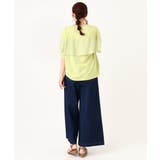 【大きいサイズ/a.v.v×eur3】シフォンケープカットソー | eur3 | 詳細画像4