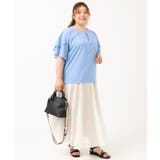 【大きいサイズ/a.v.v×eur3】シフォンケープカットソー | eur3 | 詳細画像9