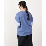 【大きいサイズ/接触冷感】コクーンシルエット切り替えカットソー | eur3 | 詳細画像8 