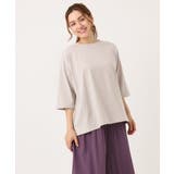【大きいサイズ/接触冷感】UVカットロールアップスリーブカットソー | eur3 | 詳細画像23