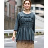 シャーリング異素材ドッキングプルオーバー | eur3 | 詳細画像1