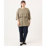 【大きいサイズ】ケープデザインカットソー | eur3 | 詳細画像12 