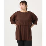 【大きいサイズ】ケープデザインカットソー | eur3 | 詳細画像14 