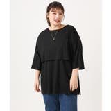 【大きいサイズ】ケープデザインカットソー | eur3 | 詳細画像18 