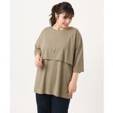 【大きいサイズ】ケープデザインカットソー | eur3 | 詳細画像3 