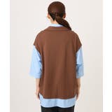 【WEB先行販売】【大きいサイズ】シャツレイヤードトップス | eur3 | 詳細画像10