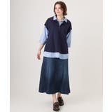 【WEB先行販売】【大きいサイズ】シャツレイヤードトップス | eur3 | 詳細画像3