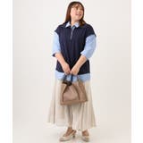 【WEB先行販売】【大きいサイズ】シャツレイヤードトップス | eur3 | 詳細画像7