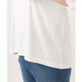【WEB先行販売】【大きいサイズ】ドロップショルダーロゴTシャツ | eur3 | 詳細画像13