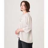 【WEB先行販売】【大きいサイズ】ドロップショルダーロゴTシャツ | eur3 | 詳細画像2