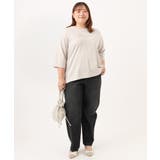 【WEB先行販売】【大きいサイズ】ドロップショルダーロゴTシャツ | eur3 | 詳細画像8
