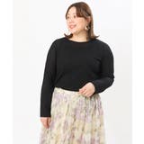 【大きいサイズ】シアーストライプシャーリングトップス | eur3 | 詳細画像27