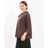 ブラウン(87) | 【大きいサイズ】ドクターカラーカットソー | eur3