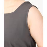 【大きいサイズ/接触冷感】スクエアネックタンクトップ | eur3 | 詳細画像9 