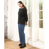 【大きいサイズ】リップルボーダーカットソー | eur3 | 詳細画像25 