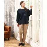 【大きいサイズ】リップルボーダーカットソー | eur3 | 詳細画像3 