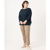 【大きいサイズ】リップルボーダーカットソー | eur3 | 詳細画像8 