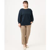 【大きいサイズ】リップルボーダーカットソー | eur3 | 詳細画像9 