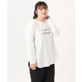 【大きいサイズ】裾ラウンドロゴTシャツ | eur3 | 詳細画像10 