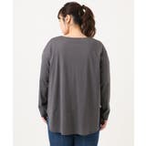 【大きいサイズ】裾ラウンドロゴTシャツ | eur3 | 詳細画像20 