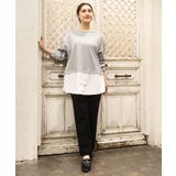 【大きいサイズ】シャツレイヤード風カットソー | eur3 | 詳細画像11 