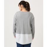 【大きいサイズ】シャツレイヤード風カットソー | eur3 | 詳細画像17 