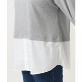 【大きいサイズ】シャツレイヤード風カットソー | eur3 | 詳細画像20 