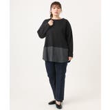 【大きいサイズ】シャツレイヤード風カットソー | eur3 | 詳細画像25 