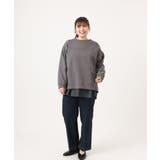 【大きいサイズ】シャツレイヤード風カットソー | eur3 | 詳細画像27 