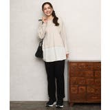 【大きいサイズ】シャツレイヤード風カットソー | eur3 | 詳細画像4 